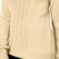 Karen Scott Suéter Feminino Petite Cable-Knit Amarelo Tamanho Petite X-Large