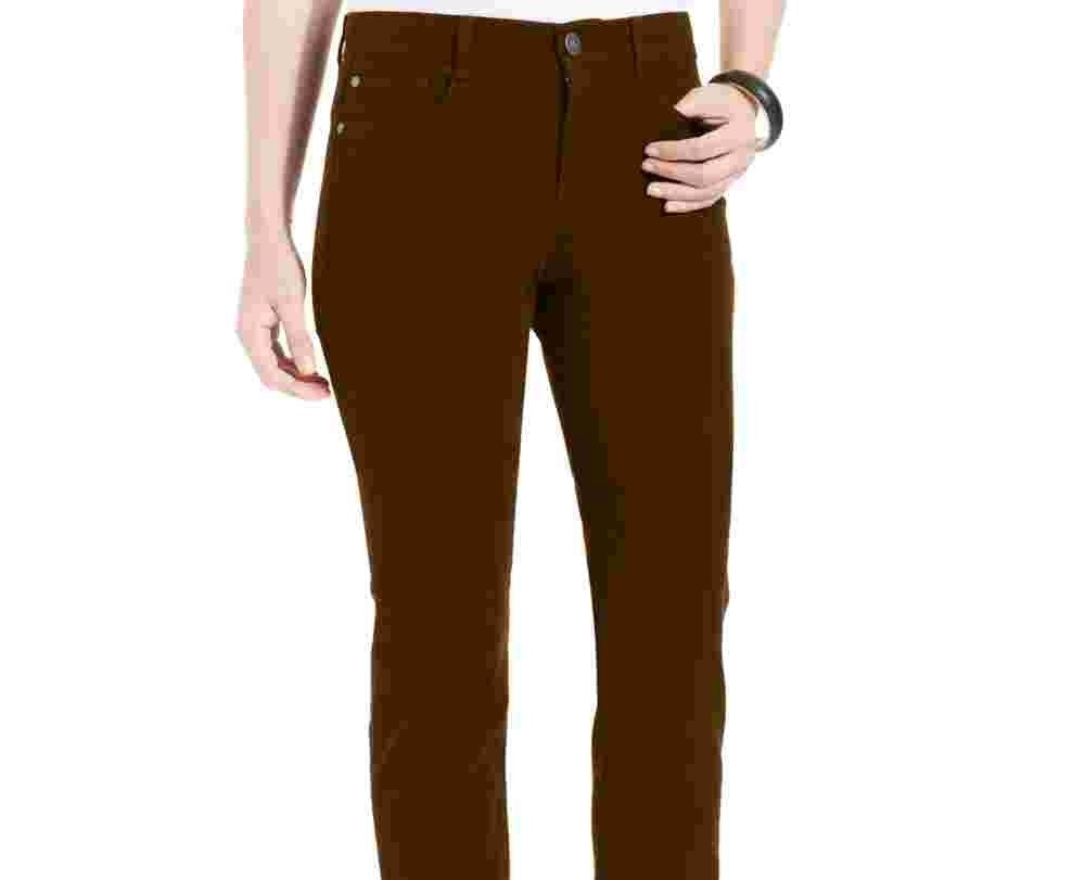 Jeans skinny com controle de barriga feminino Style &amp; Co, marrom, tamanho 16X3