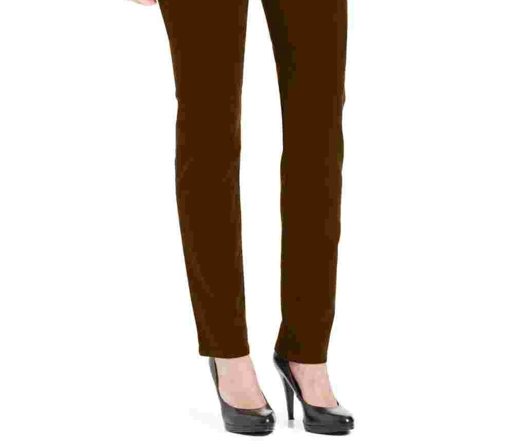 Jeans skinny com controle de barriga feminino Style &amp; Co, marrom, tamanho 16X3