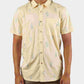Camisa Masculina Rip Curl Amigos Estampada com Bolso, Amarela, Tamanho X-G
