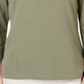 Karen Scott Blusa de algodão com strass para mulheres, verde, tamanho pequeno, extragrande