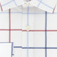Camisa social xadrez slim fit masculina Tommy Hilfiger vermelha escura tamanho 15x32-33