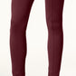 Leggings femininas de malha ponte com costura frontal pequena Style &amp; Co, roxas, pequenas e médias