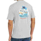 Camiseta Tommy Bahama Masculina Hooked On A Feeling Logo Graphic Cinza Tamanho Grande