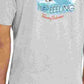 Camiseta Tommy Bahama Masculina Hooked On A Feeling Logo Graphic Cinza Tamanho Grande