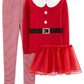 Conjunto de pijama de Papai Noel com tutu Carter's Girls, 3 peças, vermelho, tamanho 6