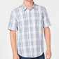 Camisa xadrez Quiksilver Snap Jam masculina cinza tamanho médio