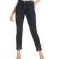 Calça jeans skinny feminina com costura dividida no tornozelo, tamanho 12, azul-marinho, JEN7 by 7 For All Mankind