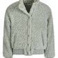 Jaqueta Jou Jou Big Girl's Fleece Snap Verde Tamanho P