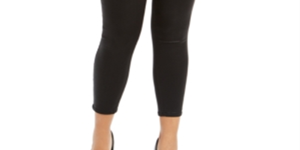 Calça jeans skinny feminina plus size 14W, preta, com revestimento de cintura alta, rosa, da Celebrity