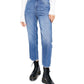 Calça Jeans Feminina Azul Desfiada Free People Tamanho X-S