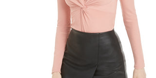 Body Bar III Feminino Twisted Thong Rosa Tamanho X-S