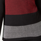 Karen Scott Suéter Feminino Petite Colorblock de Algodão Gola Alta Preto Tamanho Petite Médio