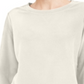 Blusa feminina Karen Scott Microfleece Eggshell tamanho pequeno G
