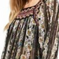 Túnica mágica de dança feminina Free People preta tamanho X-S