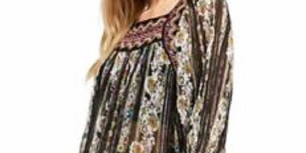 Túnica mágica de dança feminina Free People preta tamanho X-S