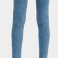 Calça Jeans Levi's 710 Super Skinny Feminina Azul Tamanho 34X30