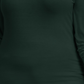 Blusa feminina lisa com gola falsa, estilo &amp; co, verde, tamanho 1X
