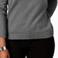 Karen Scott Suéter Henley Feminino de Algodão Cinza Tamanho Pequeno X-Grande