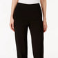 Calça feminina Alfred Dunner Classics Allure Slim Leg, preta, tamanho 16S