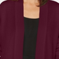 Karen Scott Cardigan Feminino Frente Aberta Marrom Tamanho Pequeno GG