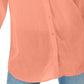 Blusa feminina Charter Club com mangas curtas e amarradas, rosa, tamanho médio