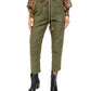 Calça Chino Feminina Free People Comfort Raw Ankle Verde Tamanho Grande