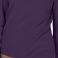Karen Scott Suéter Feminino com Zíper nas Costas e Gola Simulada Roxo Tamanho Médio