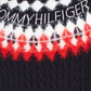 Tommy Hilfiger Suéter Feminino Estampado Manga Longa Gola Joia Azul Tamanho Médio
