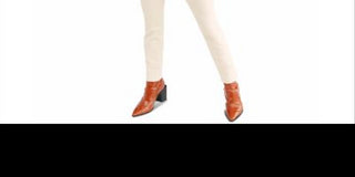 Calça skinny de veludo feminina Free People, marrom, tamanho 26