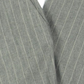 Calça feminina Ralph Lauren Quartilla Wool Blend listrada com perna reta, cinza, tamanho 12