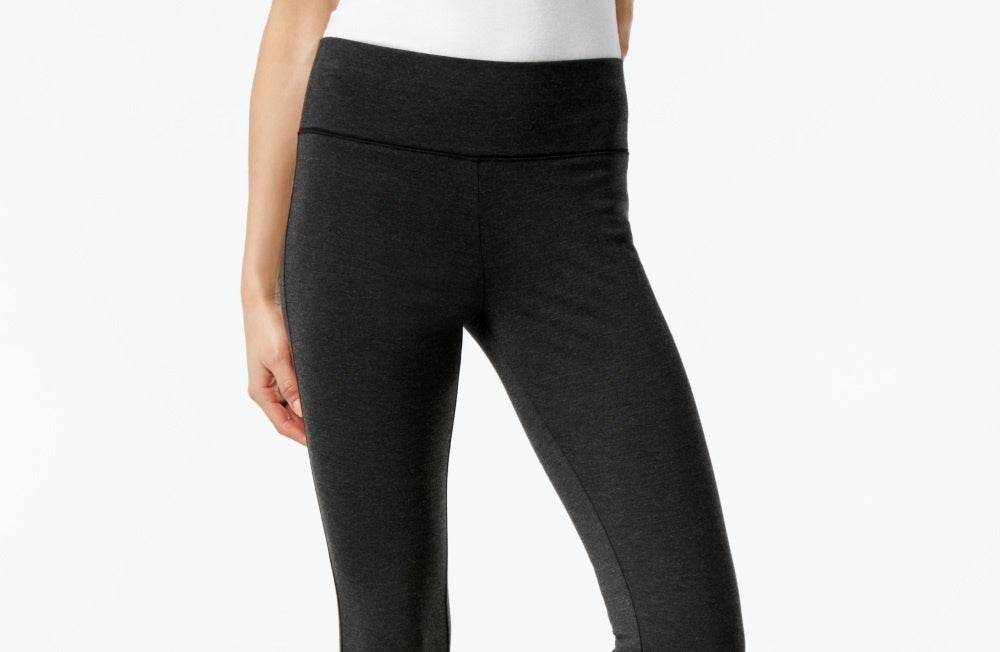 Leggings femininas sem costura INC International Concepts, cinza, tamanho 0, pequena