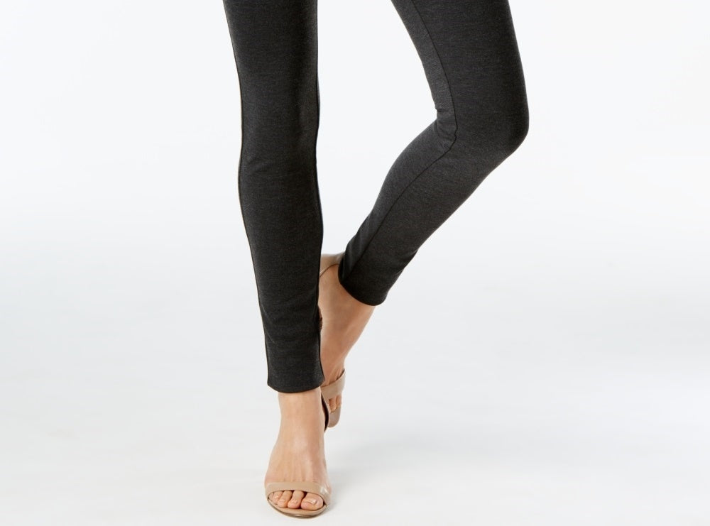 Leggings femininas sem costura INC International Concepts, cinza, tamanho 0, pequena