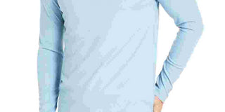 Camisa casual masculina Alfani em malha canelada, tamanho XX-G, azul marinho