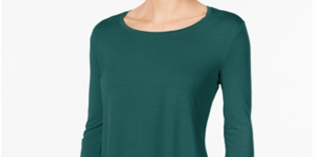 Blusa feminina manga três quartos JM Collection Sequoia tamanho pequeno G