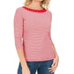 Karen Scott Top Feminino de Algodão com Ilhós Vermelho Tamanho P