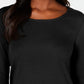 Karen Scott Top Tulip Hem Feminino Preto Tamanho P