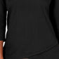 Karen Scott Top Tulip Hem Feminino Preto Tamanho P