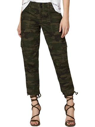 Calça curta feminina Sanctuary Multi Camo Terrain, verde camuflada, tamanho 26