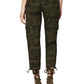 Calça curta feminina Sanctuary Multi Camo Terrain, verde camuflada, tamanho 26