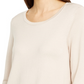 Alfani Women's Hardware SeaPullover Sweater Bege Tamanho Pequeno Pequeno