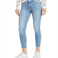 Calça jeans skinny cropped feminina 7 For All Mankind, tamanho 26, azul
