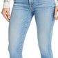 Calça jeans skinny cropped feminina 7 For All Mankind, tamanho 26, azul