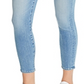 Calça jeans skinny cropped feminina 7 For All Mankind, tamanho 26, azul