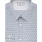 Camisa social masculina Calvin Klein com ajuste extra fino e estampa elástica com regulagem de temperatura, azul, tamanho 12x32x33