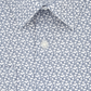 Camisa social masculina Calvin Klein com ajuste extra fino e estampa elástica com regulagem de temperatura, azul, tamanho 12x32x33