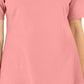 Blusa de crochê de algodão feminina Karen Scott, rosa, tamanho pequeno