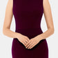 Vestido feminino Betsy &amp; Adam com babados nas costas, vermelho, tamanho 6
