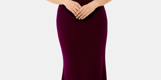 Vestido feminino Betsy &amp; Adam com babados nas costas, vermelho, tamanho 6