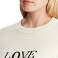 Suéter Ralph Lauren Feminino com Estampa de Logo e Gola Redonda, Manga Longa, Branco, Tamanho Grande